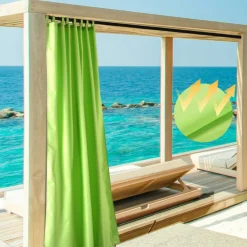 Yescom 54"x108" Outdoor Privacy Curtain Panel Tab Top UV30+ Patio Porch Pergola 2 Piece