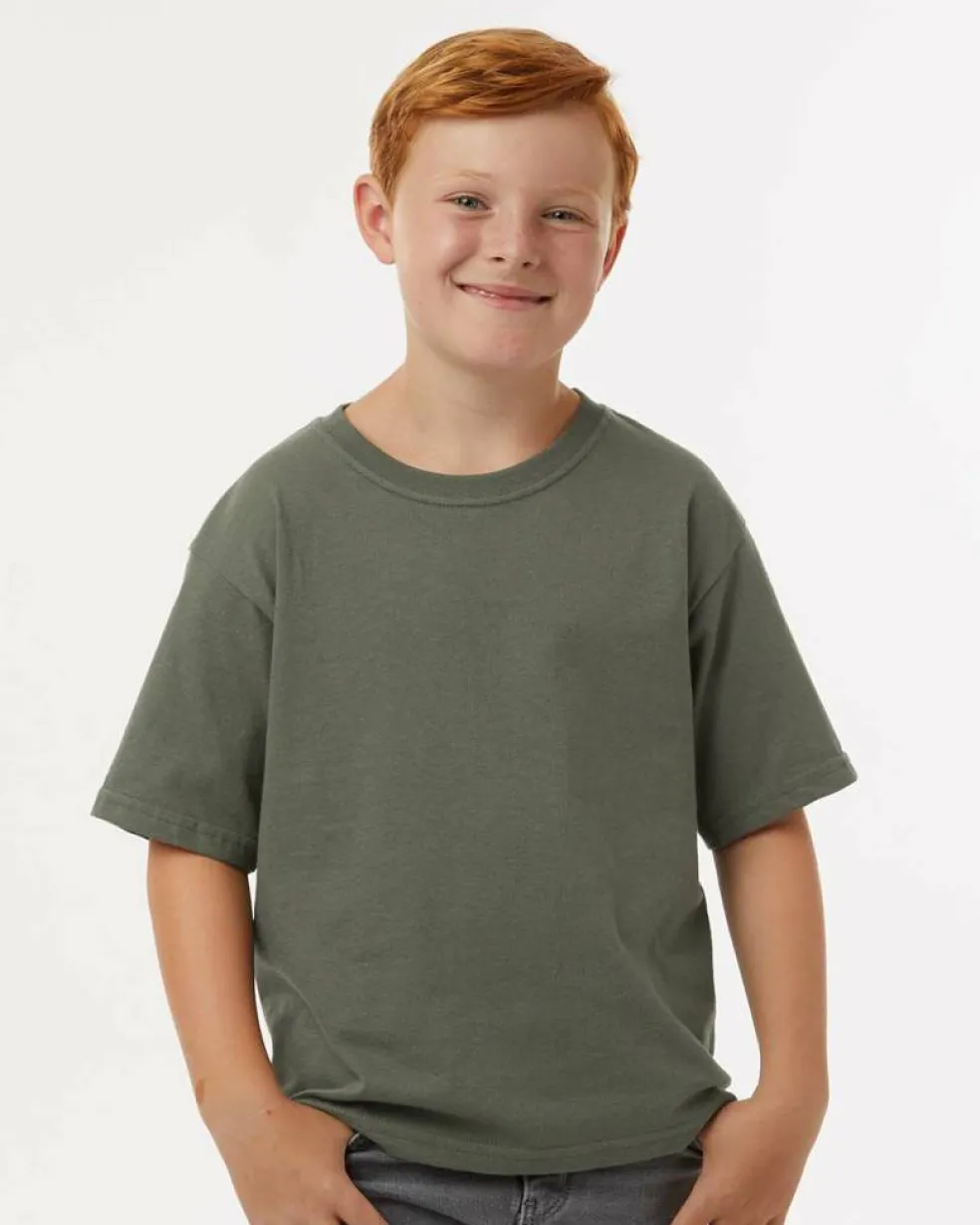 Youth Gold Soft Touch Crewneck T-Shirt