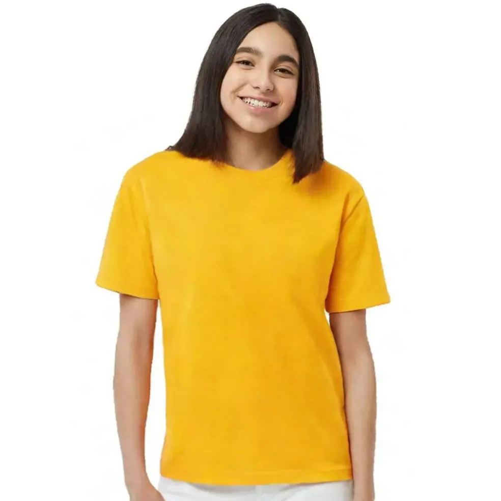 Youth Gold Soft Touch Crewneck T-Shirt
