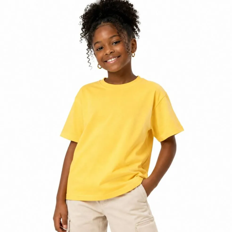 Youth Gold Soft Touch Crewneck T-Shirt