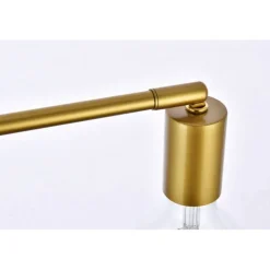 Zane 2 lights brass flush mount