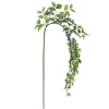 24" Zebrina Leaf Stem with Blue Berries by Ashland®
