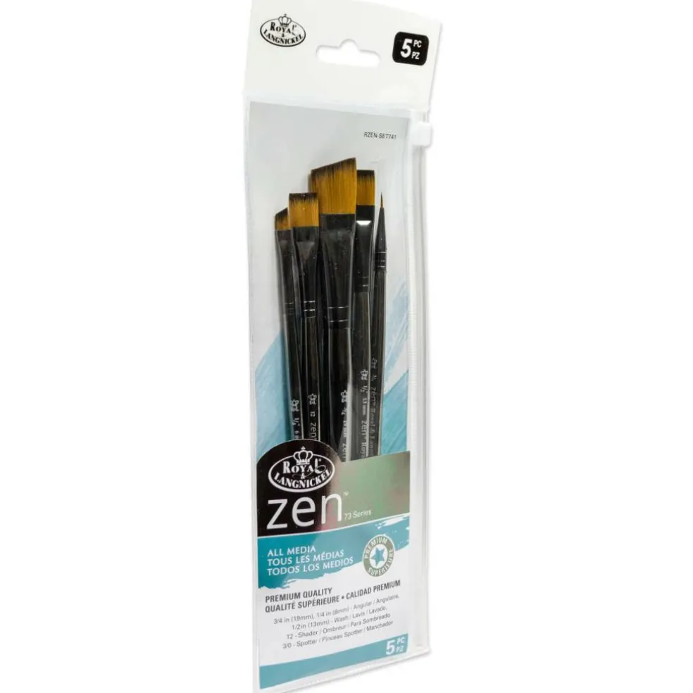 Zen™ Series 73 All Media Premium Brush Set