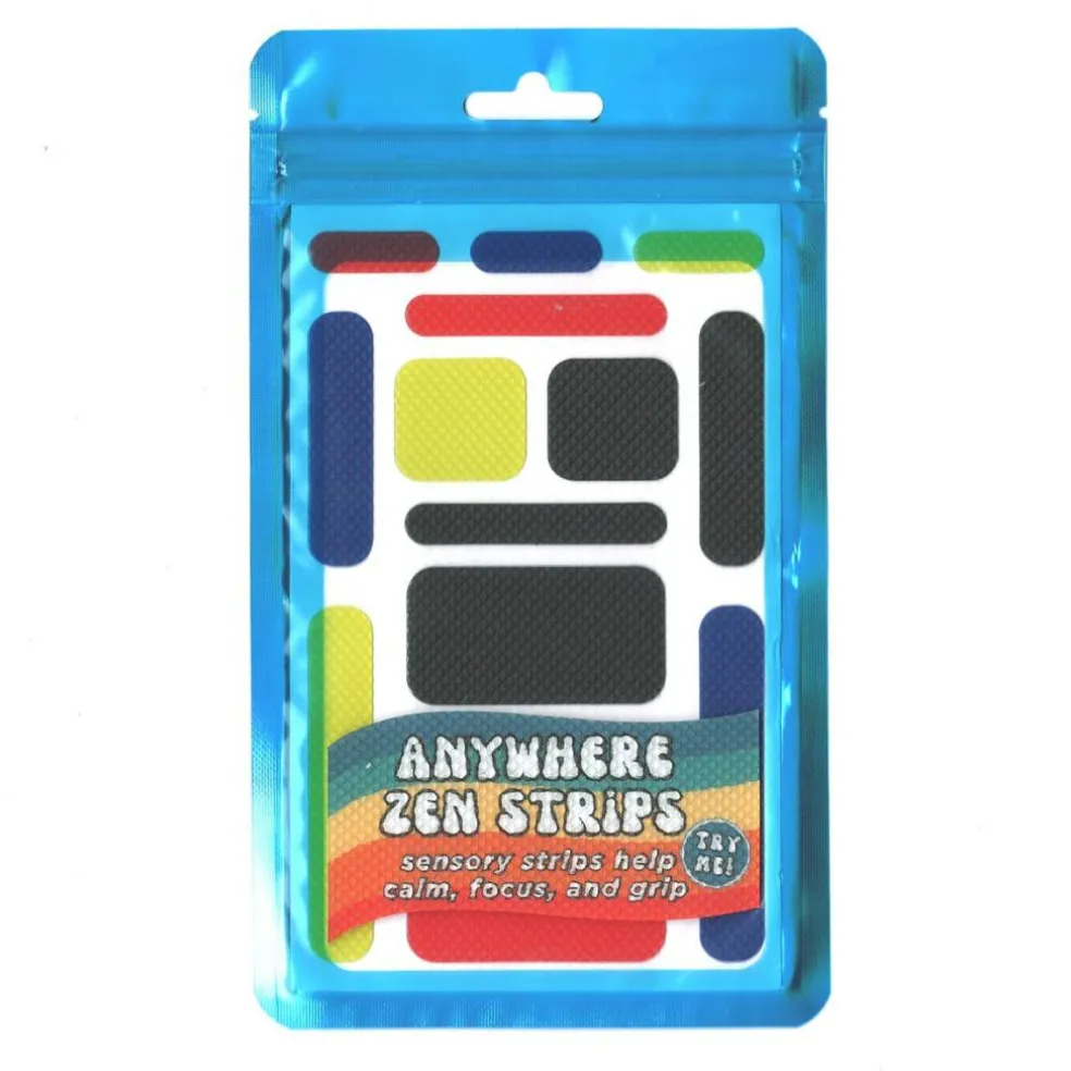 Zen Strips, Anywhere Zen, Bumpy Primary, 13 Per Set, 6 Sets