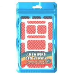 Zen Strips, Anywhere Zen, Bumpy Check, 13 Per Set, 6 Sets