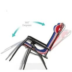 Zero-Gravity Lounge Chair with Canopy and Cup Holders Tablet Stand for Outdoor Relaxation
