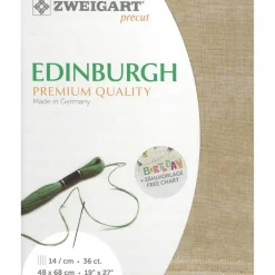 Zweigart® Edinburgh 36 Count Vintage Country Mocha Precut Fabric