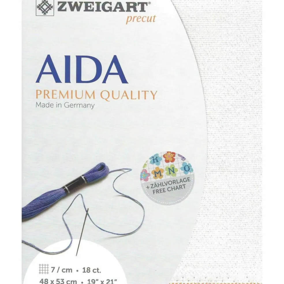 Zweigart® Fein Aida 18 Count Precut Fabric
